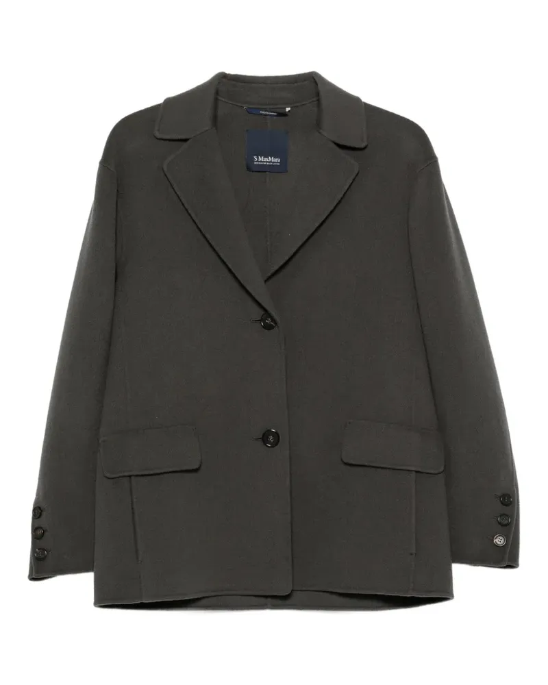 Max Mara single-breasted wool blazer - Grau Grau
