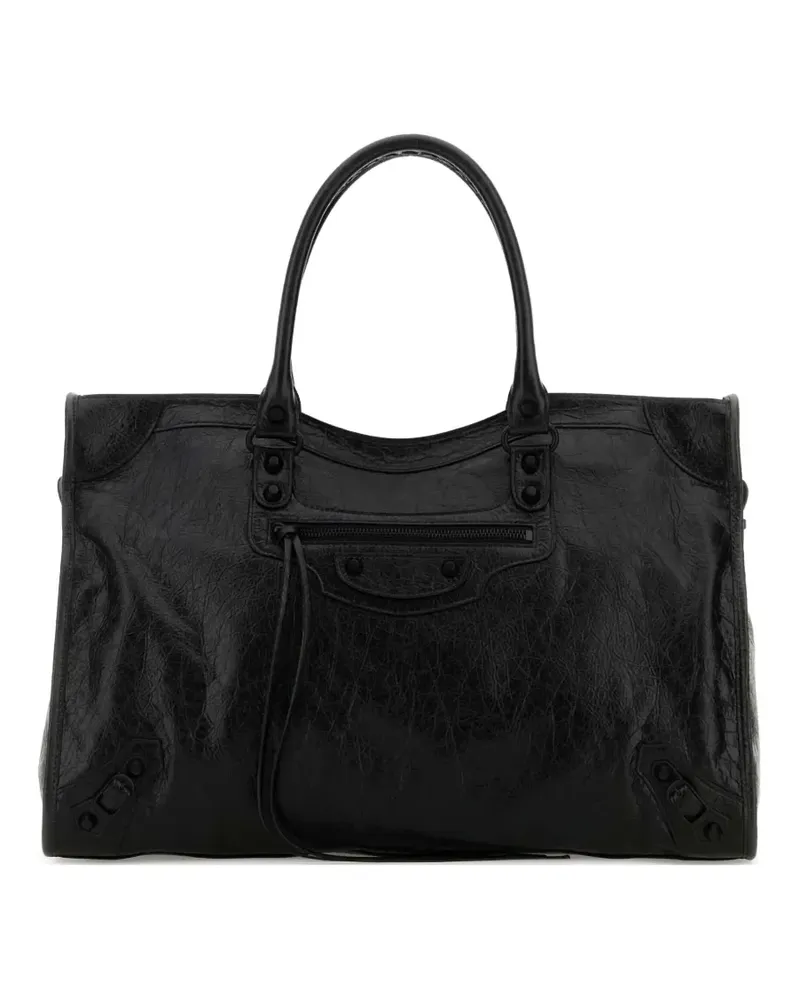 Balenciaga Große Le City Tote Bag - Schwarz Schwarz