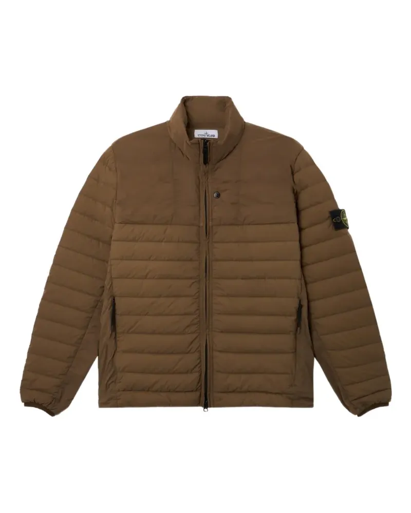 Stone Island 4100067 nahtlose Tunnel tc Daunenjacke aus Nylon - Braun Braun