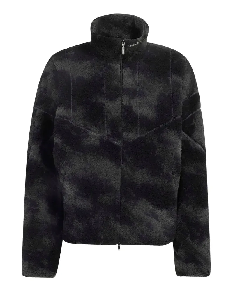 adidas camo polarfleece track top - Schwarz Schwarz