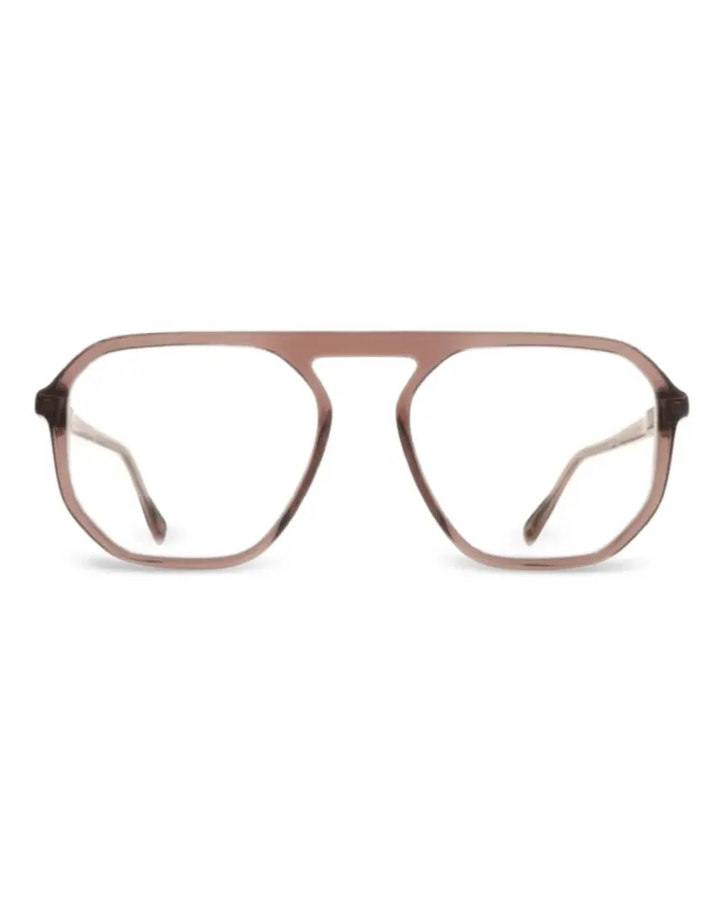 Mykita Geometrische Loomis Brille - Braun Braun