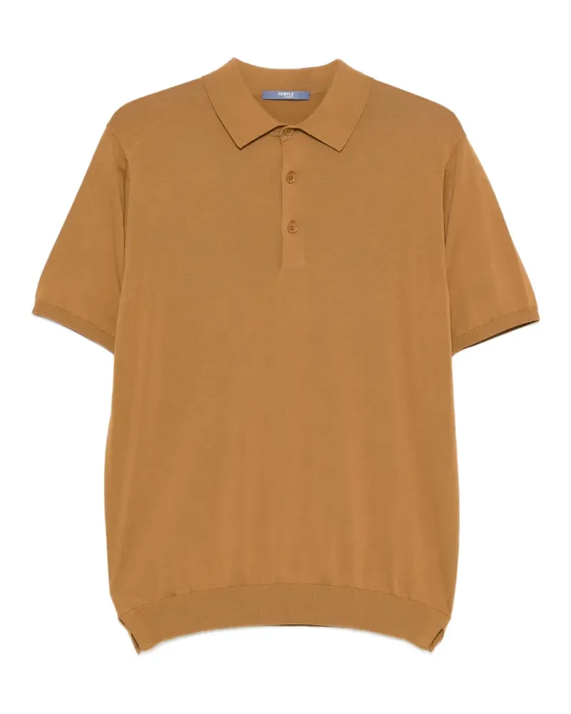 People of Shibuya Nito short-sleeve polo shirt - Nude Nude