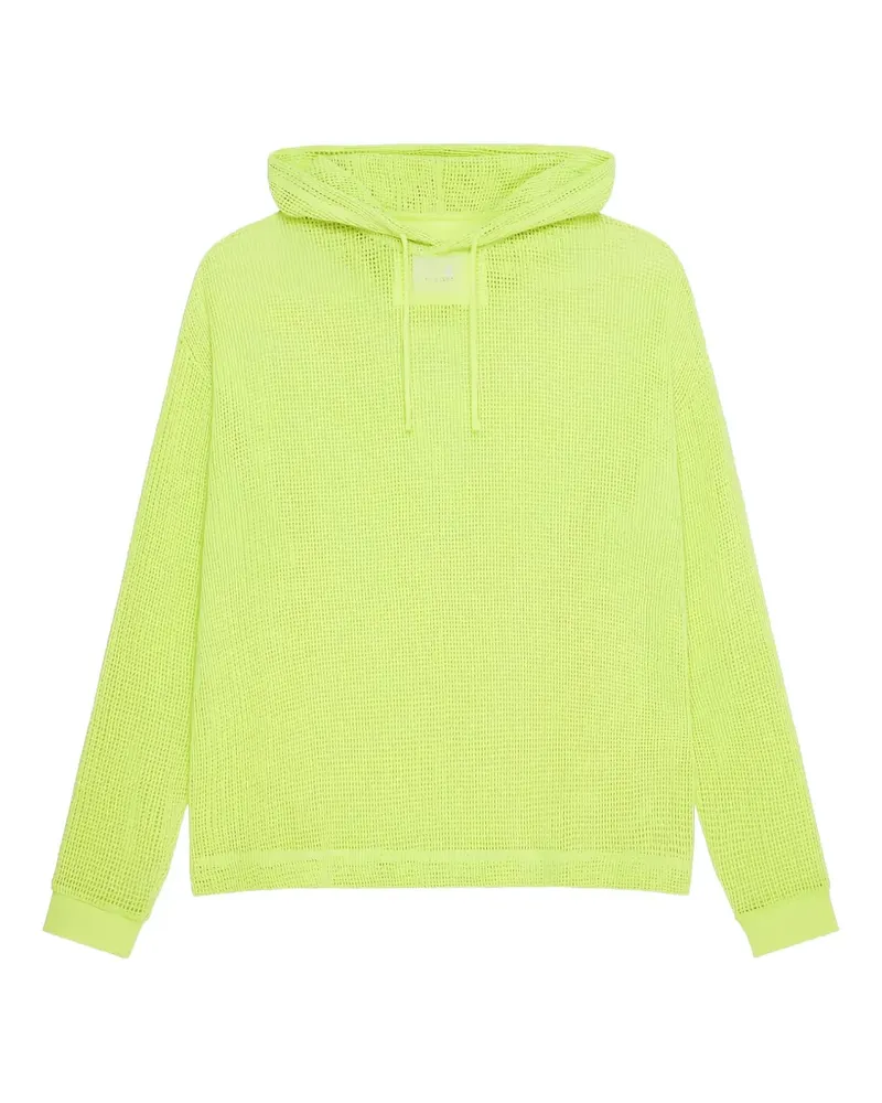 Givenchy Hoodie aus Mesh - Gelb Gelb