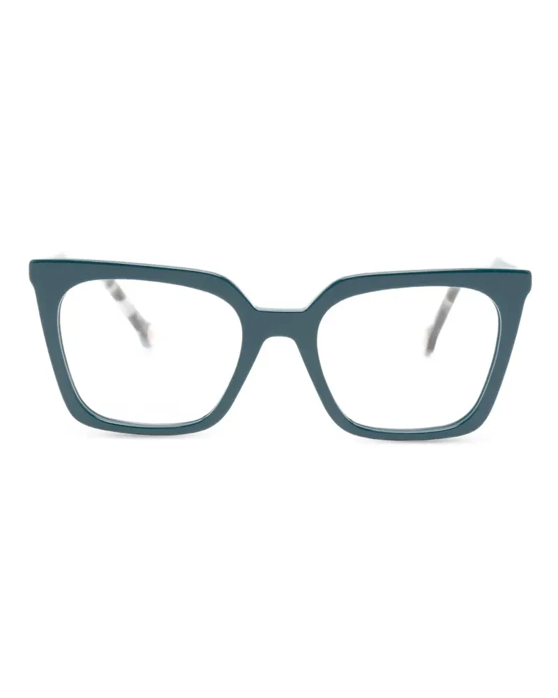 Carolina Herrera New York Brille in Schildpattoptik - Blau Blau