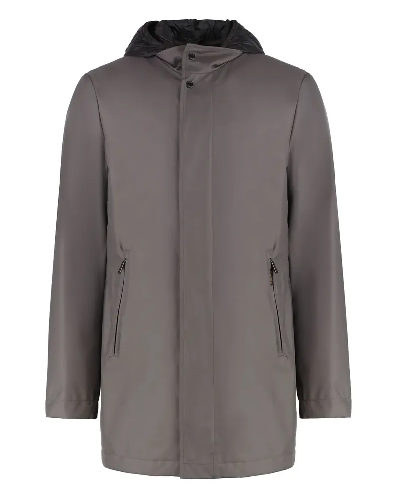 MOORER Tenno Parka - Grau Grau