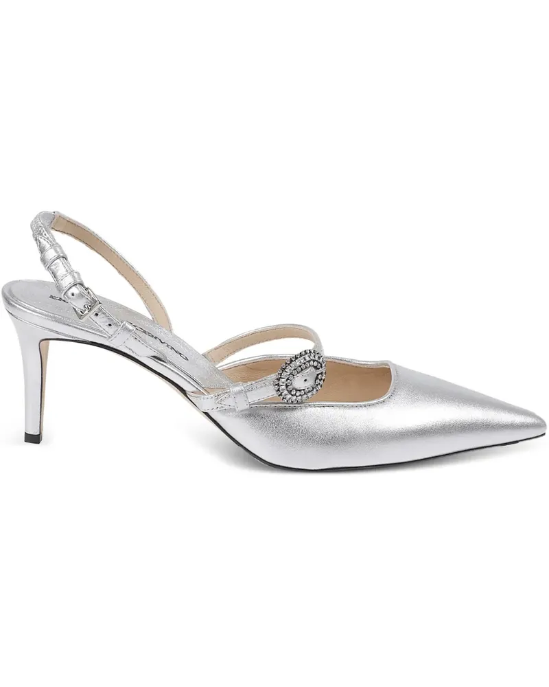 Ermanno Scervino Slingback-Pumps mit Schnalle - Silber Silber