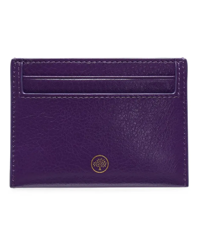 Mulberry logo-print leather cardholder - Violett Violett