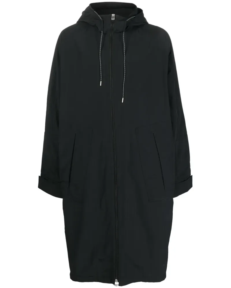 OAMC Kapuzenparka mit Reißverschluss - Schwarz Schwarz