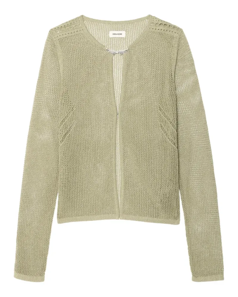 Zadig & Voltaire Saya open-knit cardigan - Grün Grün