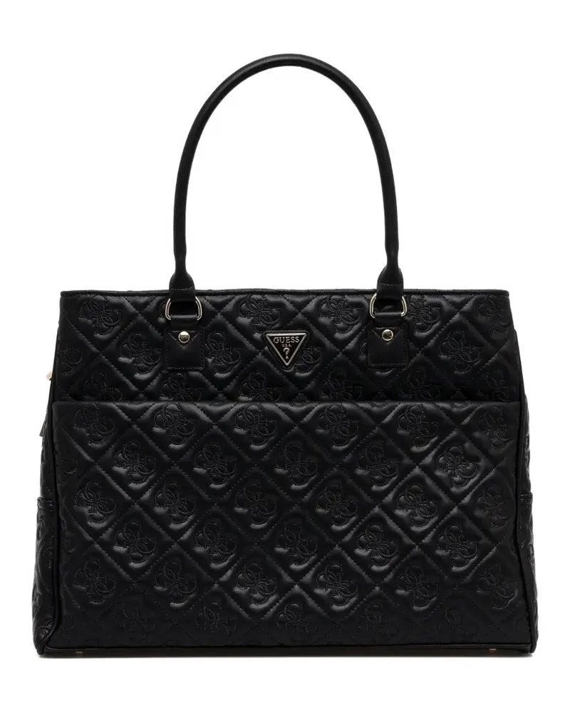 Guess Gesteppter Tote Bag - Schwarz Schwarz