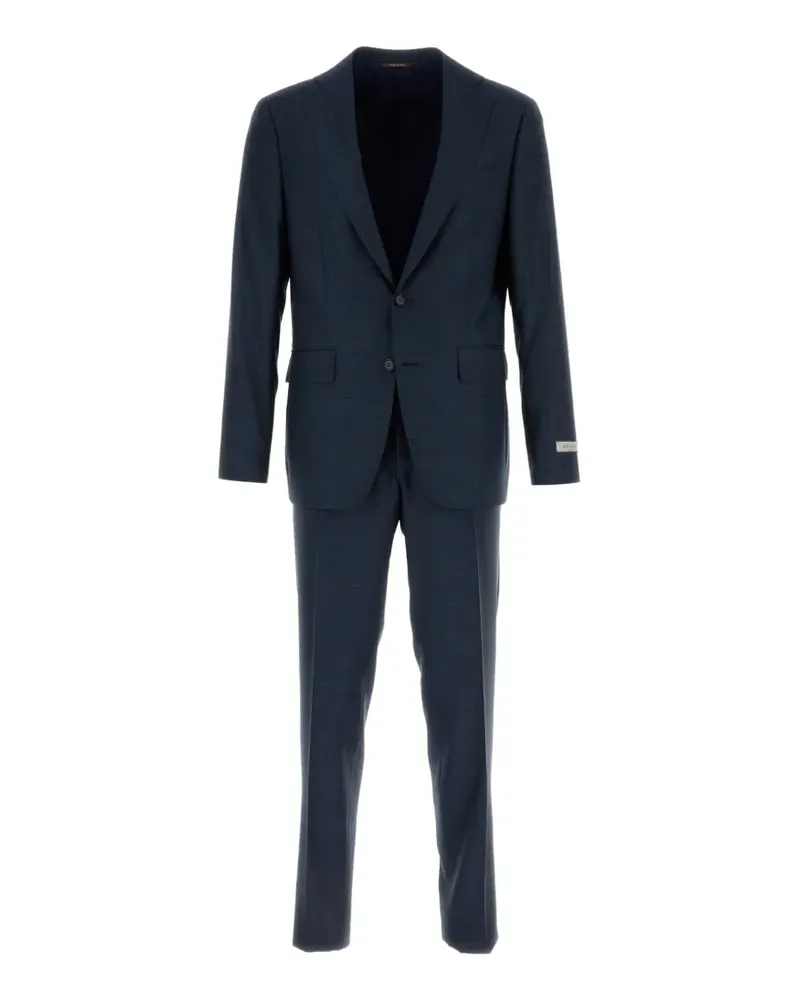 Canali Einreihiger Anzug - Blau Blau