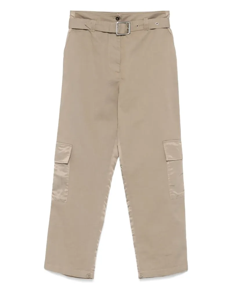 Pinko Cargohose mit Gürtel - Grün Grün