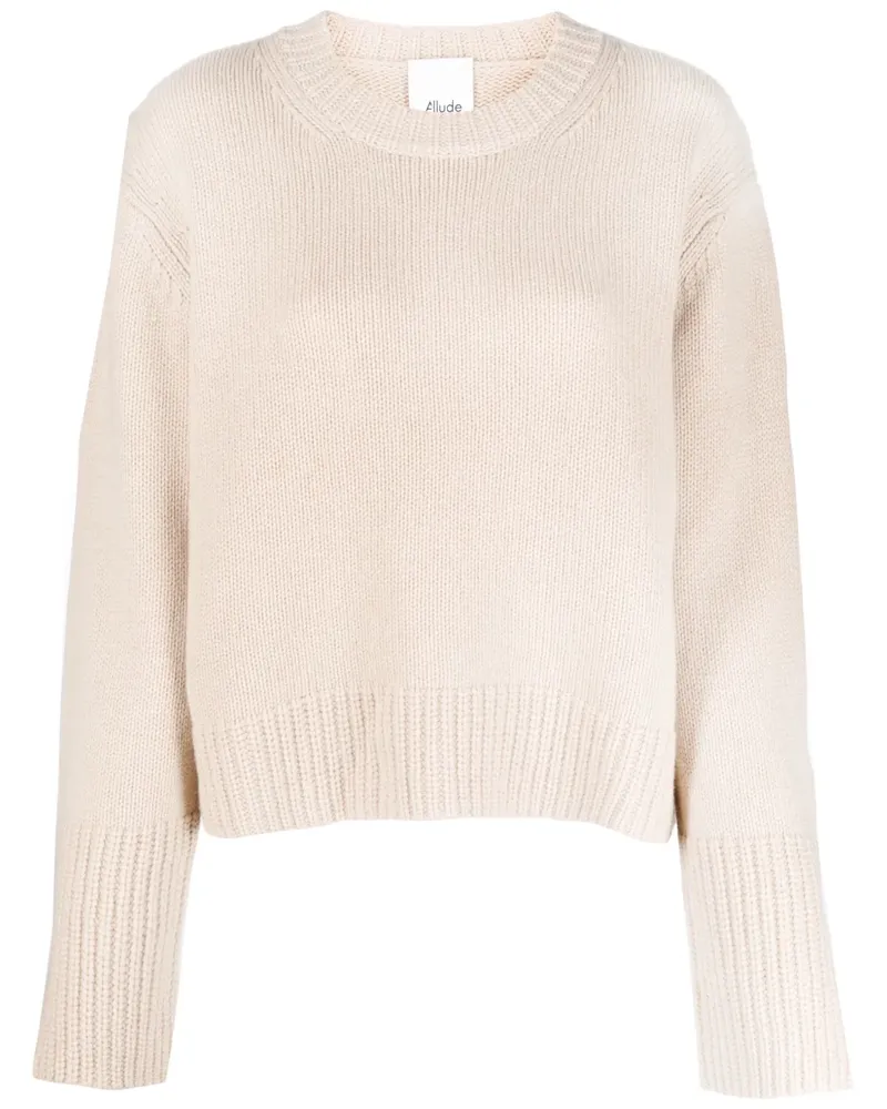 ALLUDE Pullover mit weiten Ärmeln - Nude Nude