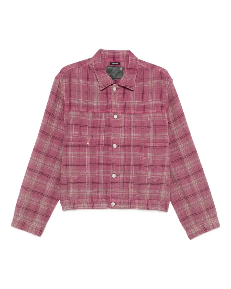 R13 plaid shirt jacket - Rosa Rosa