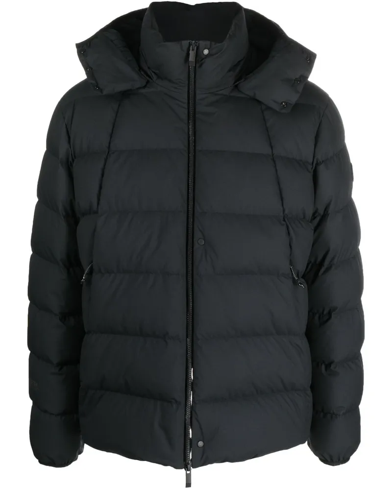 Moncler Daunenjacke mit Stehkragen - Schwarz Schwarz
