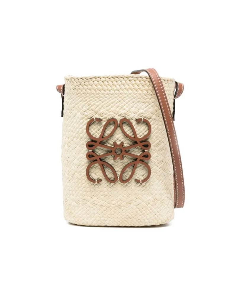 Loewe Tasche mit Logo-Patch - Nude Nude