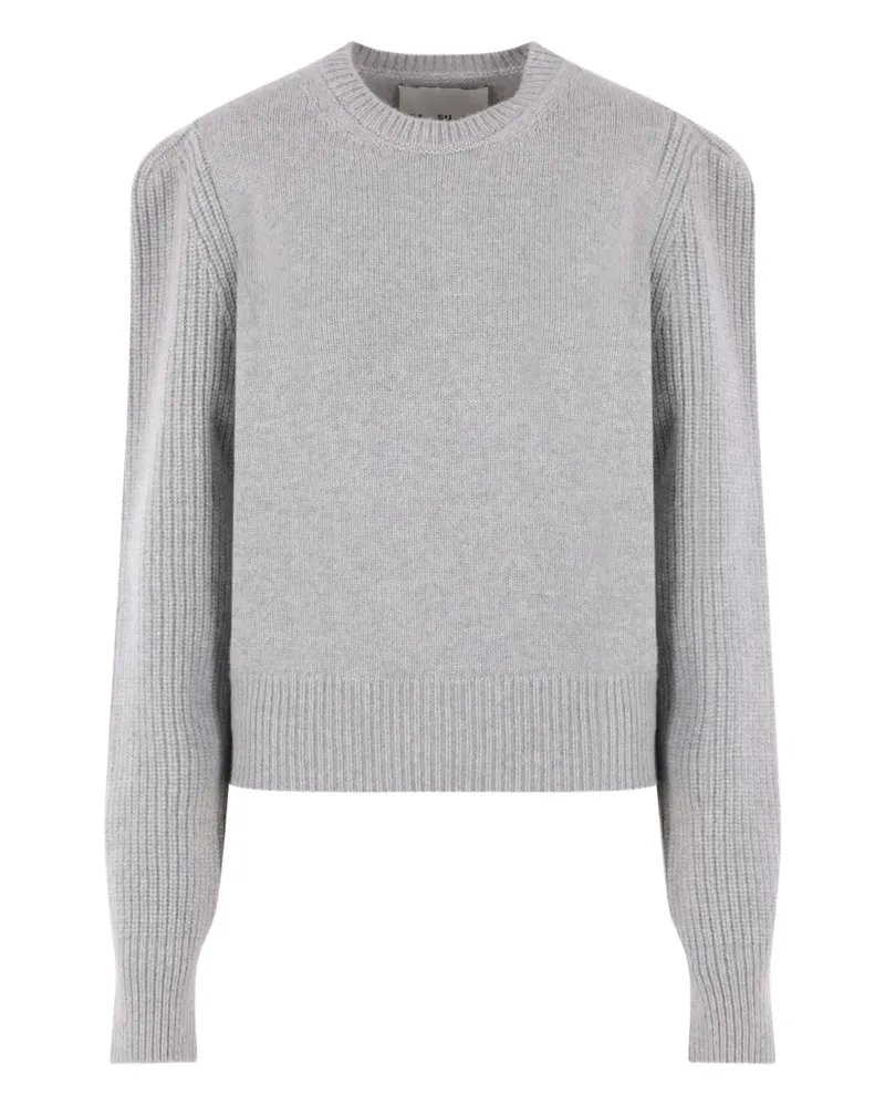 Sa Su Phi Gerippter Pullover - Grau Grau