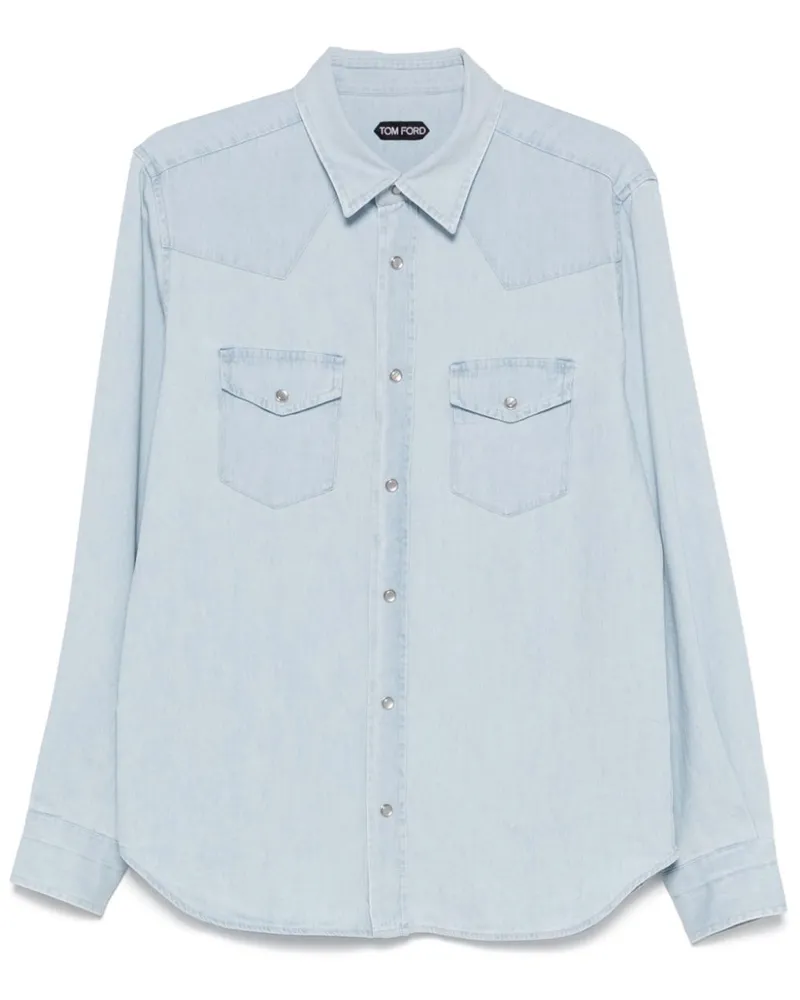 Tom Ford Klassisches Jeanshemd - Blau Blau