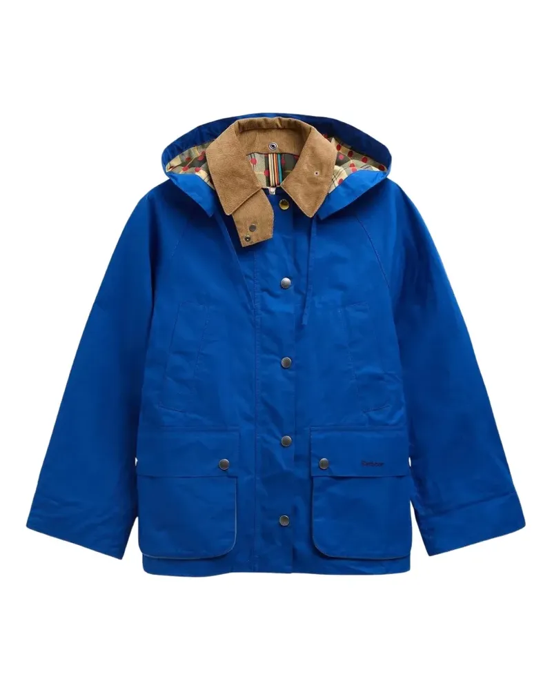 Barbour x Paul Smith hooded jacket - Blau Blau
