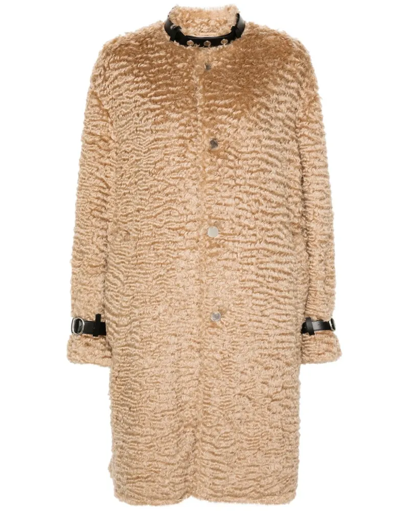 Jil Sander Gebürsteter Mantel - Nude Nude