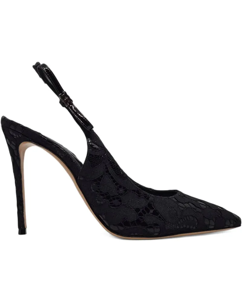Casadei Slingback-Pumps mit Spitze - Schwarz Schwarz