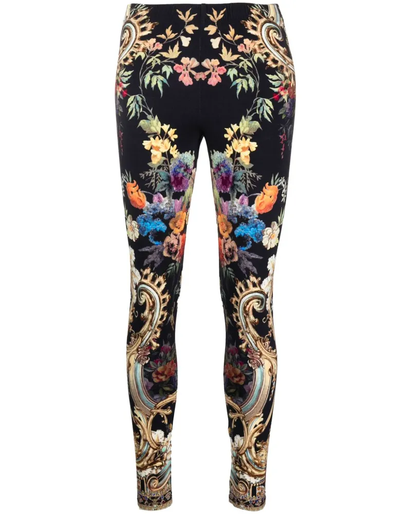 Camilla Leggings mit Blumen-Print - Play Your Cards Right Play