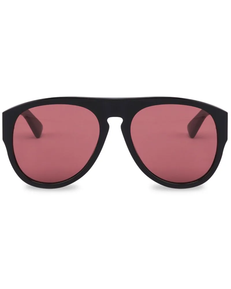 Moschino Getönte Pilotenbrille - Schwarz Schwarz