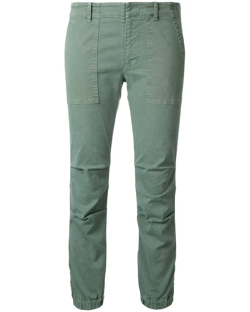 Nili Lotan Cropped-Hose mit elastischem Saum - Grün Grün