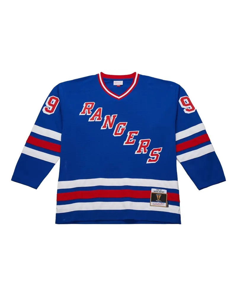 Mitchell & Ness x NHL New York Rangers 1996-97 Wayne Gretzky T-Shirt - Blau Blau