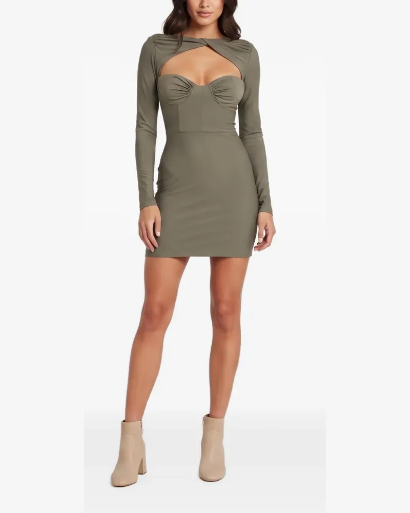 Alex Perry Barett cut-out mini dress - Grün Grün
