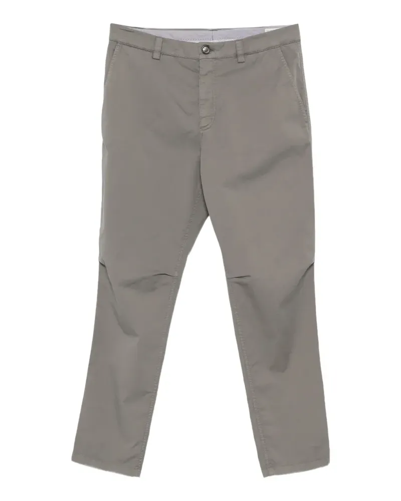 Brunello Cucinelli Chino mit geradem Bein - Grau Grau