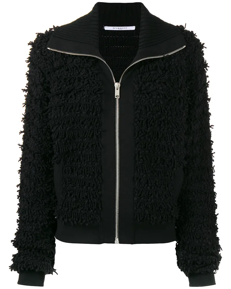 Givenchy Texturierte Jacke - Schwarz Schwarz