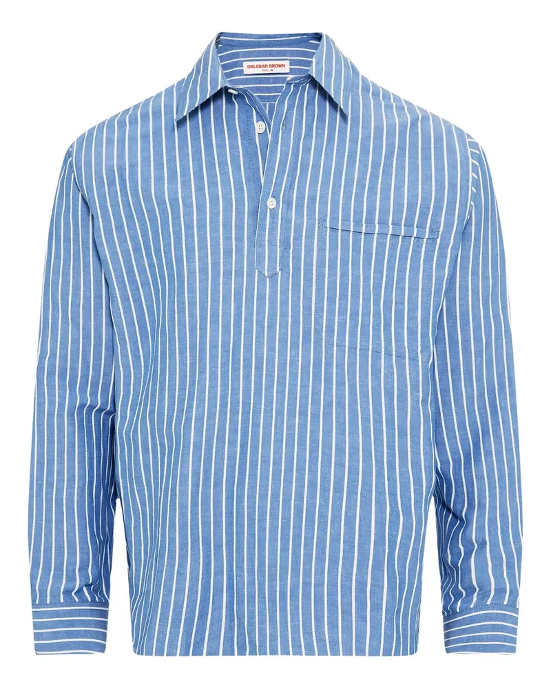 Orlebar Brown Shanklin Hemd - Blau Blau