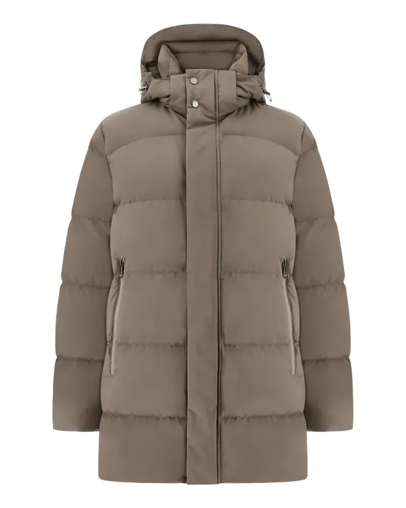 Paul & Shark Gesteppte Kapuzenjacke - Nude Nude