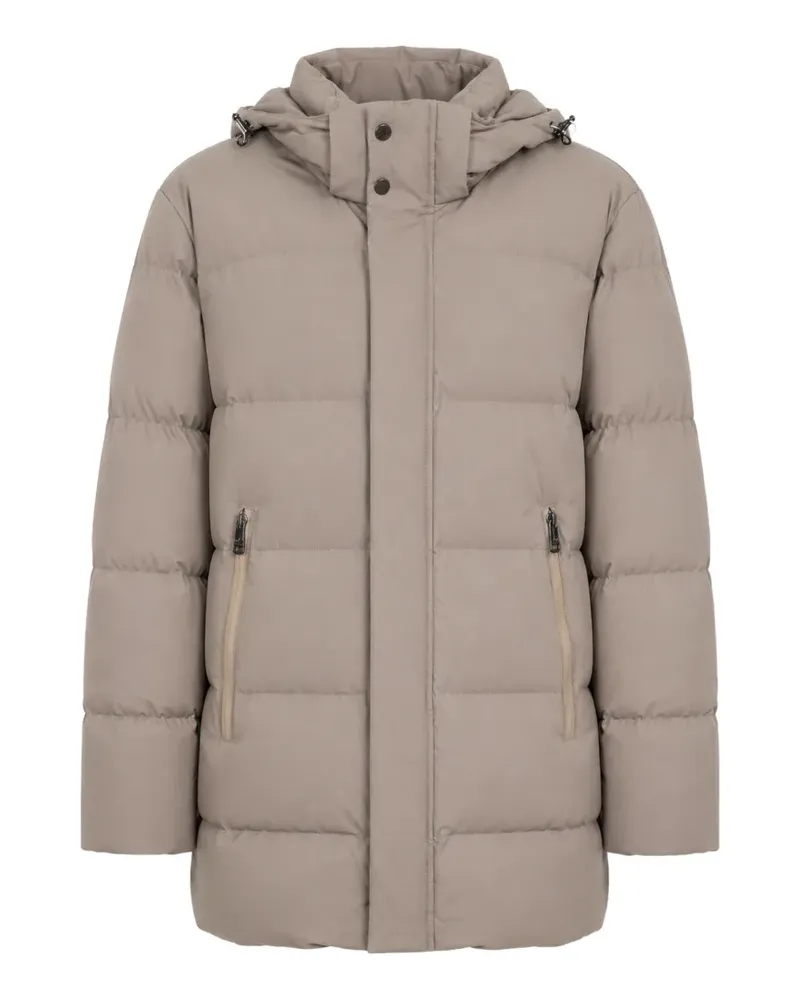 Paul & Shark Gesteppte Kapuzenjacke - Nude Nude