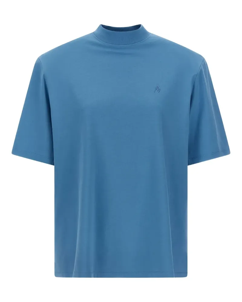 ATTICO T-Shirt mit Stickerei - Blau Blau