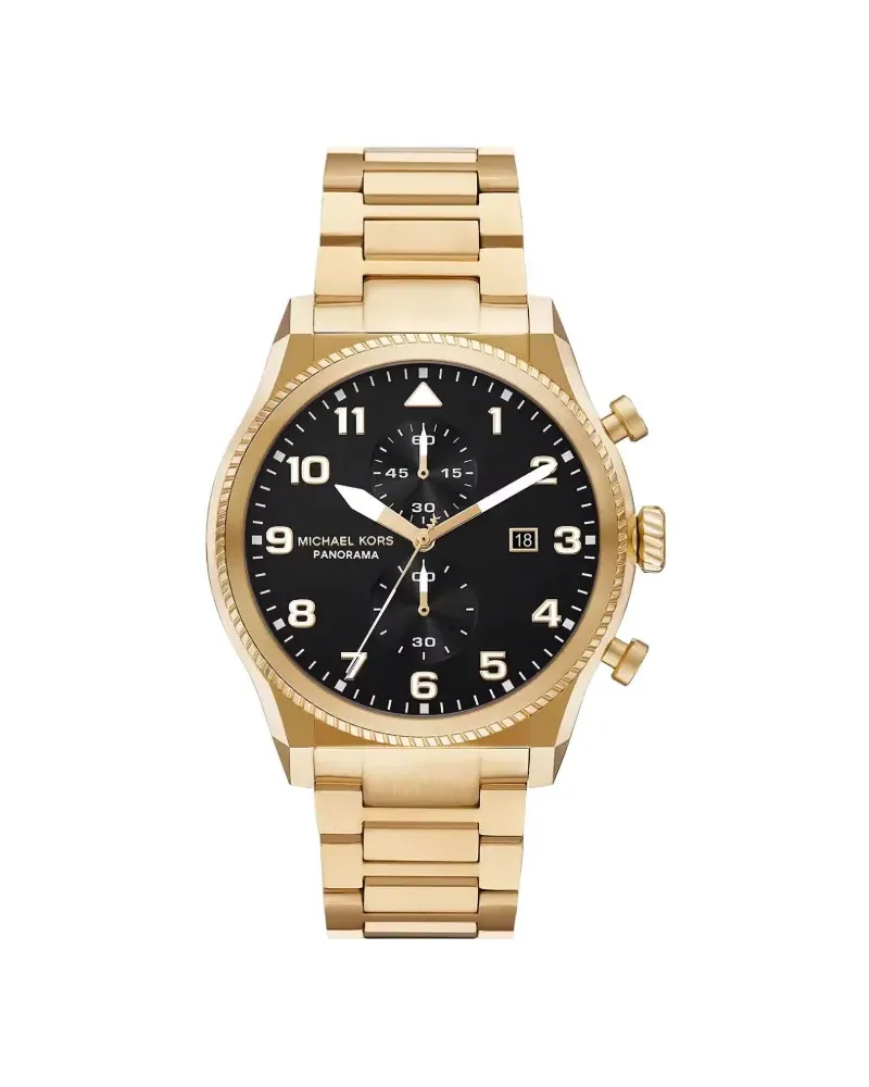 Michael Kors Panorama 44mm - Schwarz Schwarz
