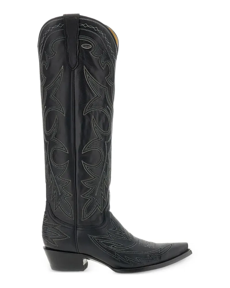 Mexicana Fantasia 17 Stiefel aus Leder mit Stickerei - Schwarz Schwarz