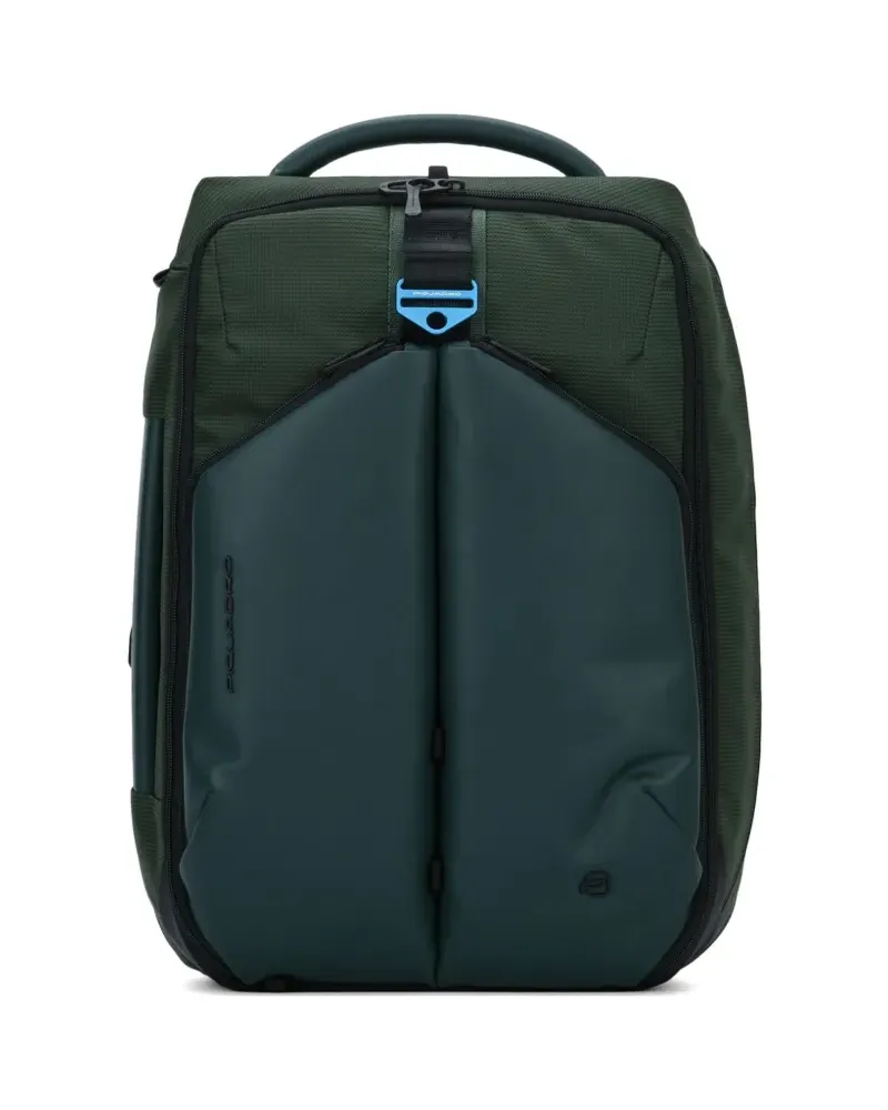 Piquadro expandable three-compartment backpack - Grün Grün