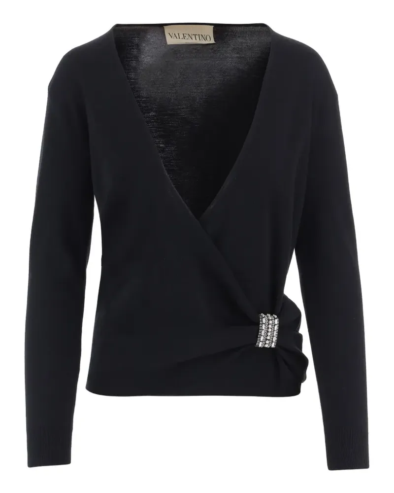 Valentino Garavani Pullover mit Schmucksteinen - Schwarz Schwarz