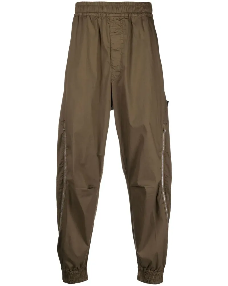 Stone Island Hose mit Kompass-Patch - Grün Grün