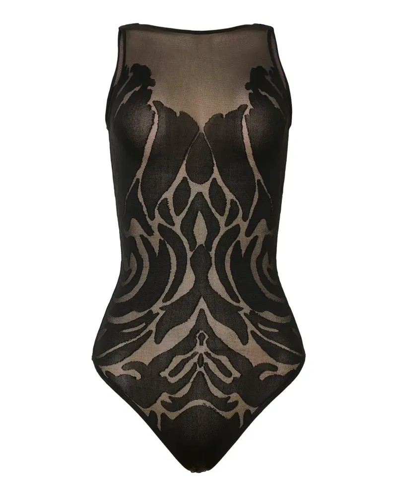 Wolford Rose Shadow sleeveless bodysuit - Schwarz Schwarz