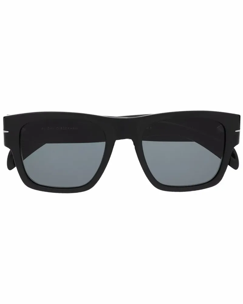 EYEWEAR by DAVID BECKHAM Sonnenbrille mit eckigem Gestell - Schwarz Schwarz