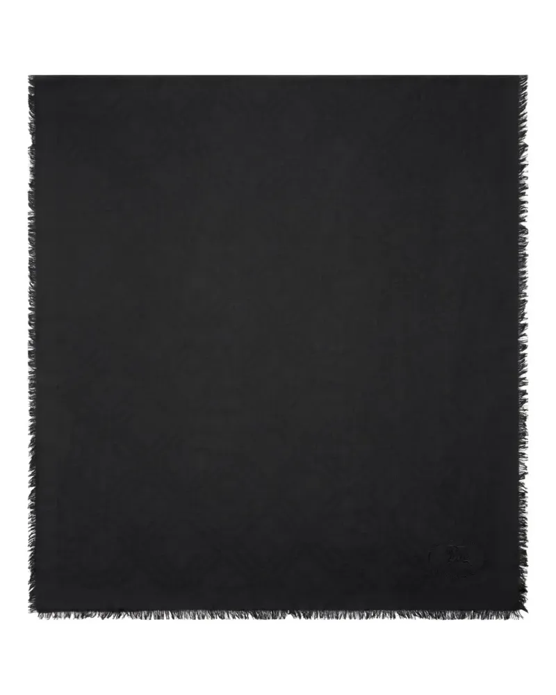 Burberry Schal aus Seidengemisch - Schwarz Schwarz