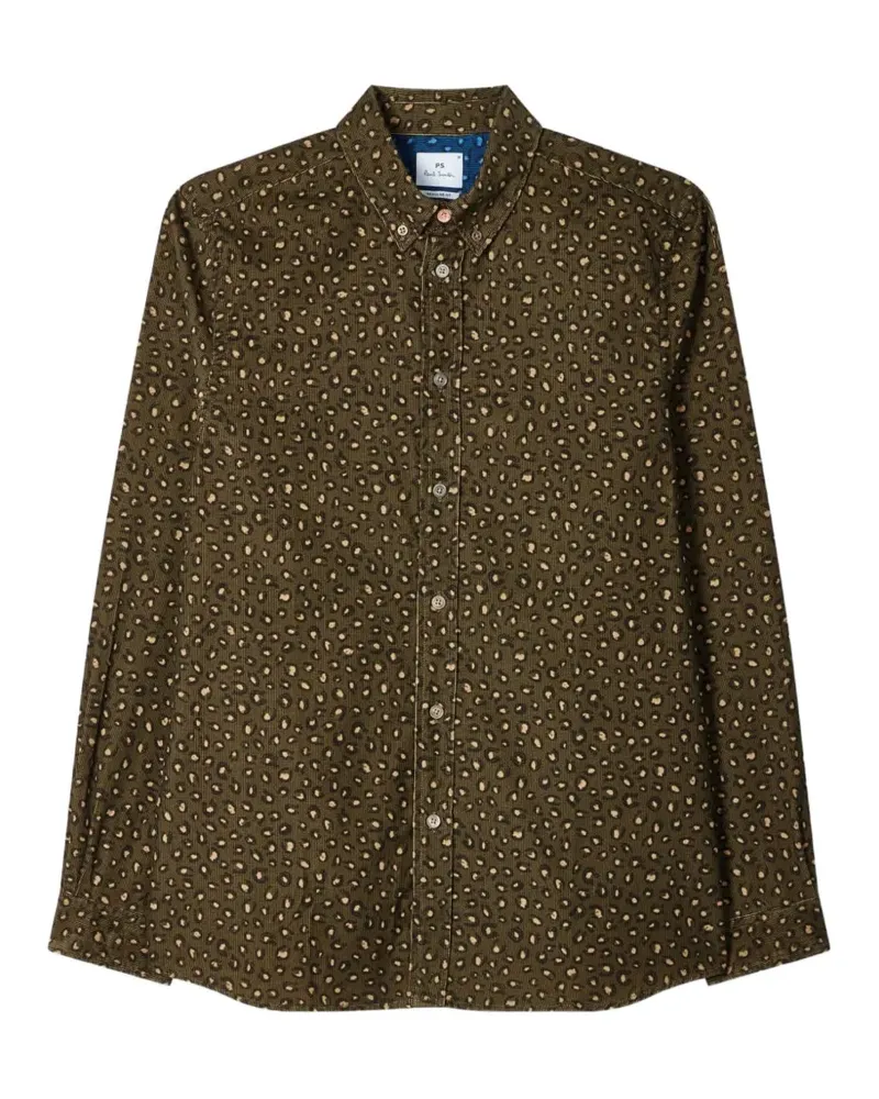 Paul Smith Hemd mit Animal-Print - Grün Grün