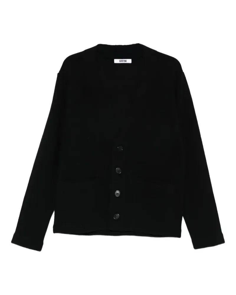 Mauro Grifoni button-fastening pocket cardigan - Schwarz Schwarz