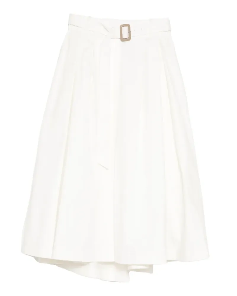 JUUN.J cotton midi skirt - Weiß Weiß