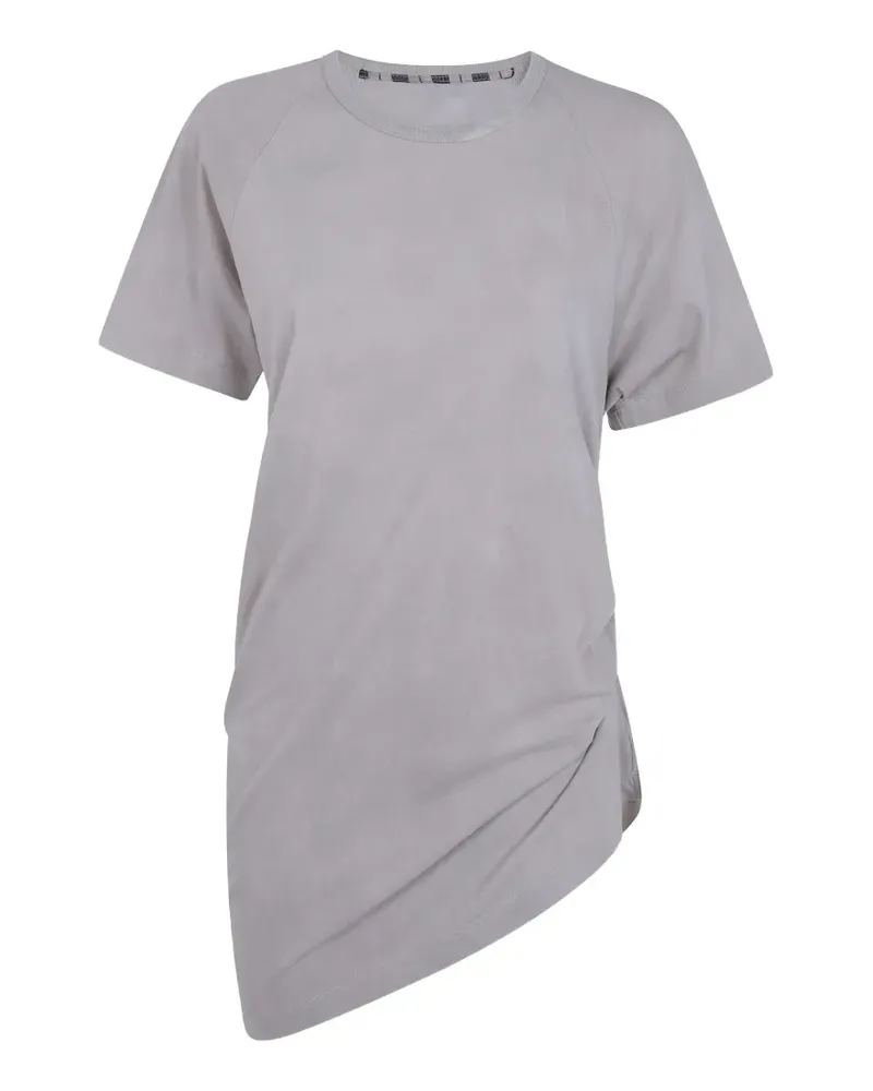 Ziggy Chen Asymmetrisches Hemd mit Raffungen - Grau Grau