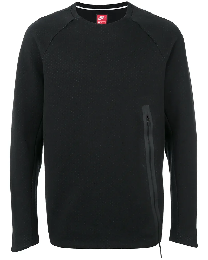 Nike Sweatshirt mit Rundhalsausschnitt - Schwarz Schwarz