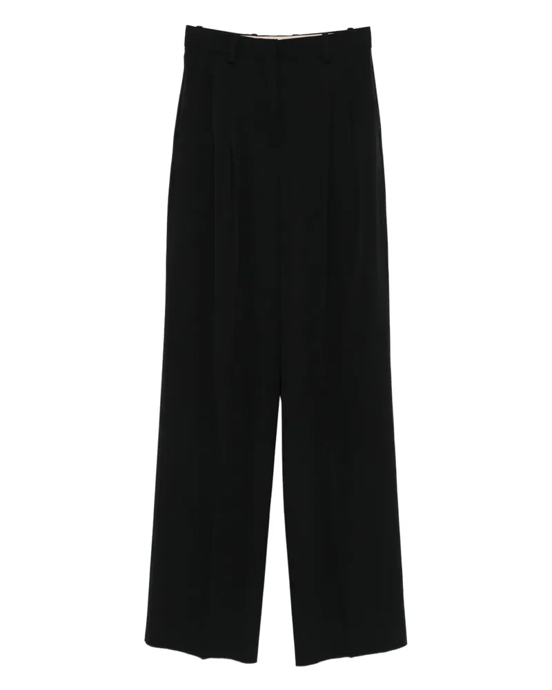 AGNONA Klassische Bundfaltenhose - Schwarz Schwarz